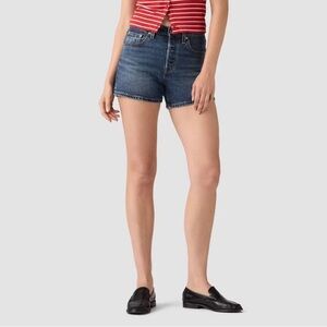 Levi's Women's 501 curve blue Jean Shorts